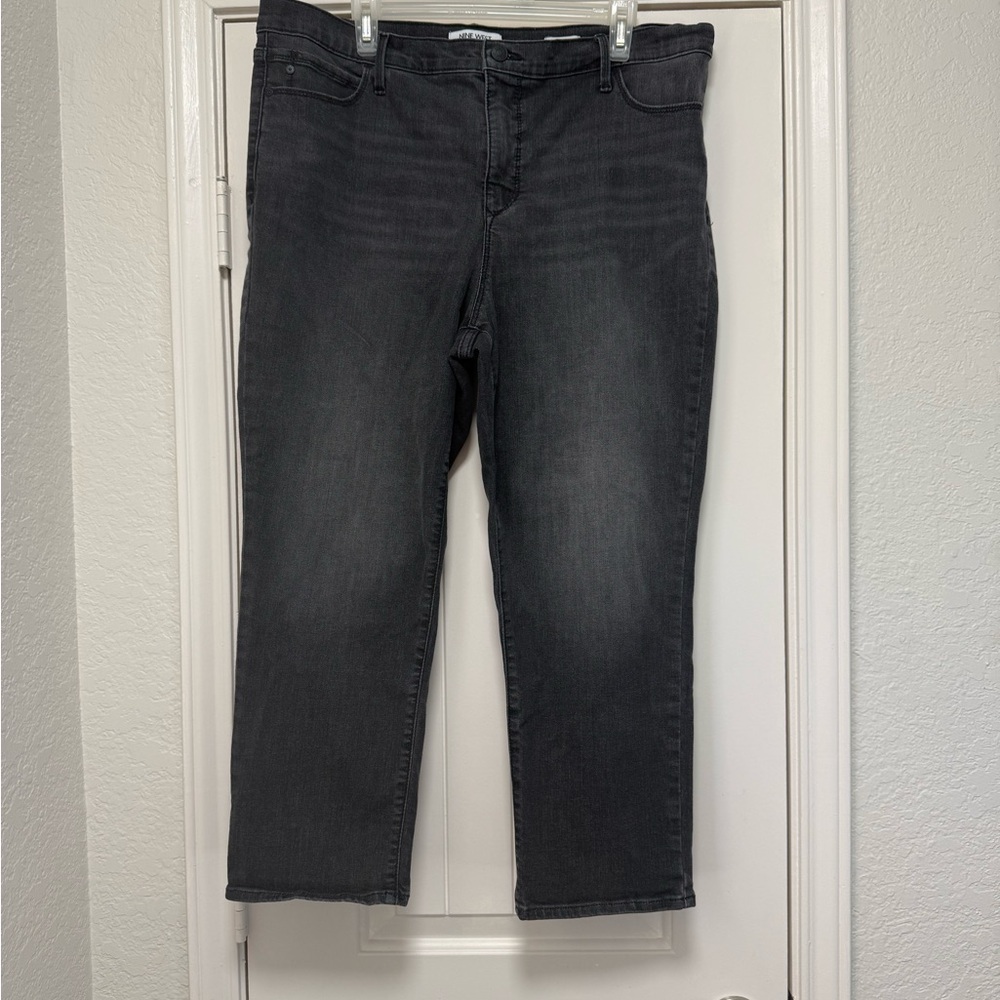 Nine West Charcoal Cropped Jeans